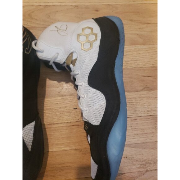 Rudis Jordan Burroughs Wrestling Shoes Mens Size 10.5 Black White - Picture 6 of 13